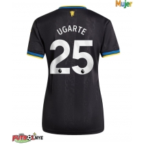 Camiseta Manchester United Manuel Ugarte #25 Tercera Equipación para mujer 2025-26 manga corta